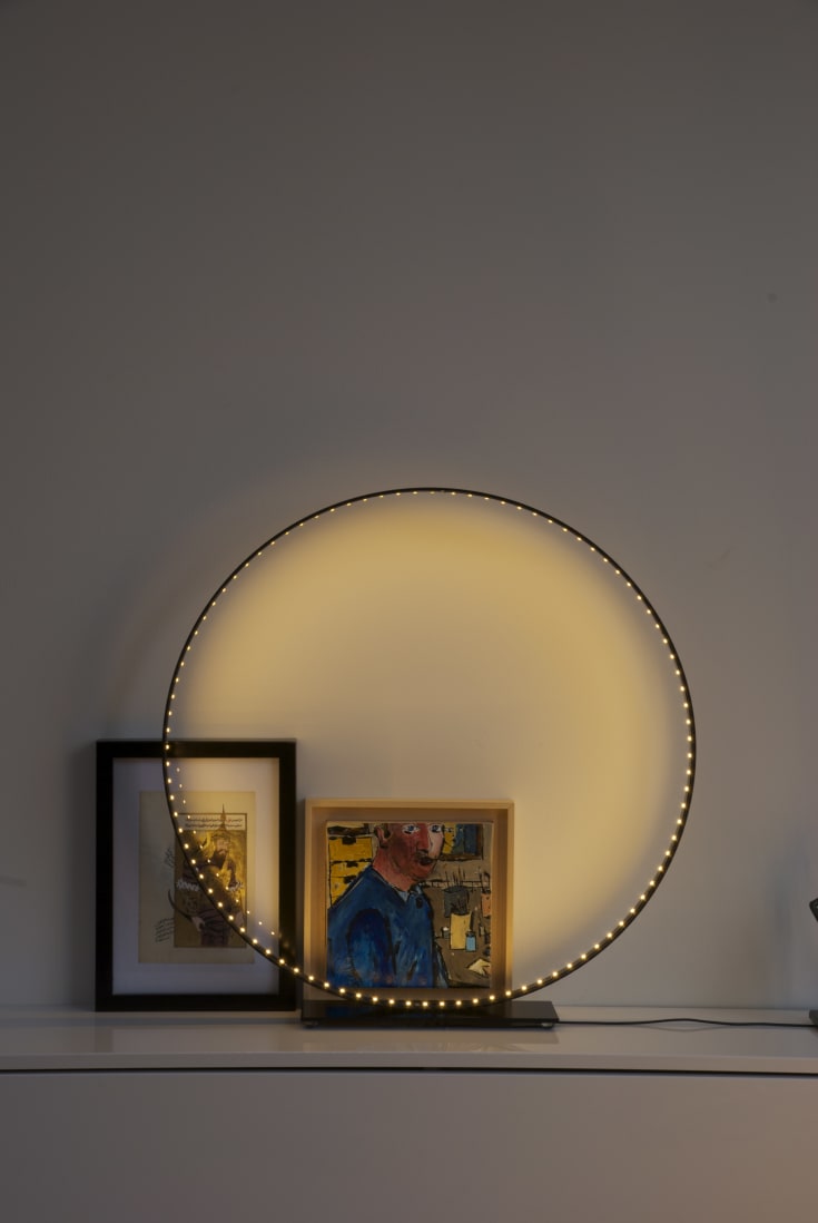 Le Deun Classic XS bordslampa, blå