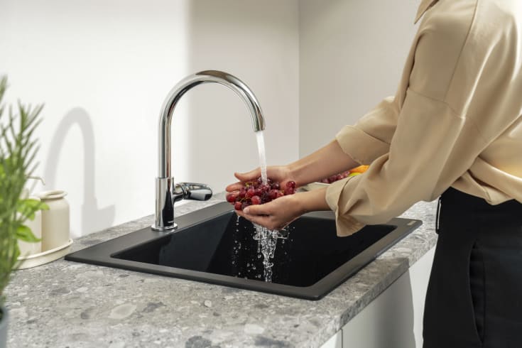 Hansgrohe Vernis Blend M35 kjøkkenarmatur, krom