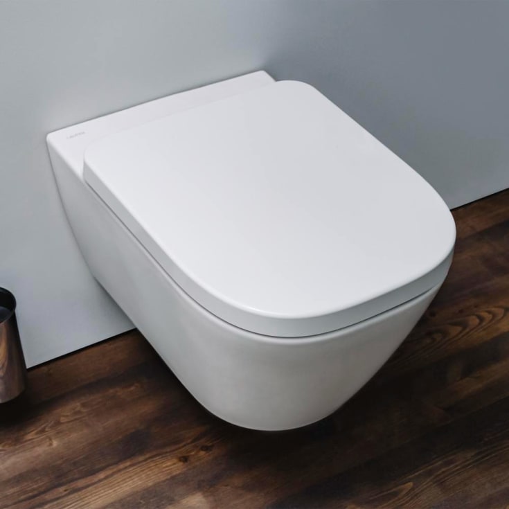 Laufen Meda væghængt toilet, uden skyllekant, hvid