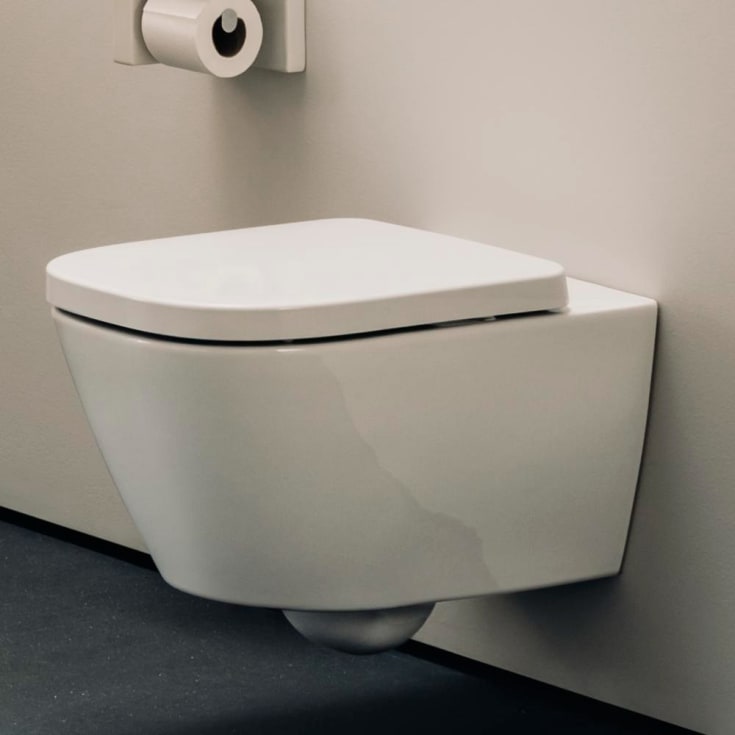 Laufen Meda væghængt toilet, uden skyllekant, hvid