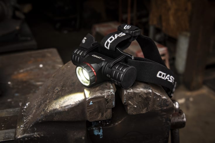 Coast-pannlampa XPH34R, uppladdningsbar, 2700 lumen