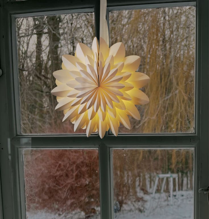 Veli Line julestjerne med lys, 40 cm