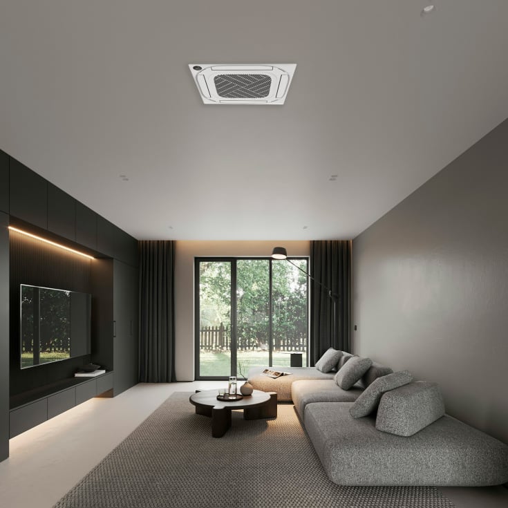 Andersen Electric Ceiling Cassette 35 luft til luft varmepumpesæt, 4,34 kW