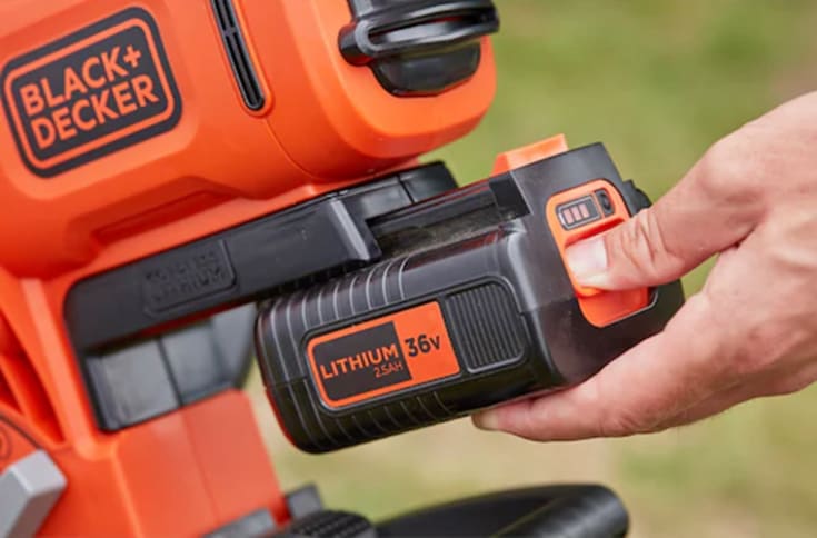 BLACK & DECKER 36v løvsuger BCBLV3625L1-QW Incl batteri og lader