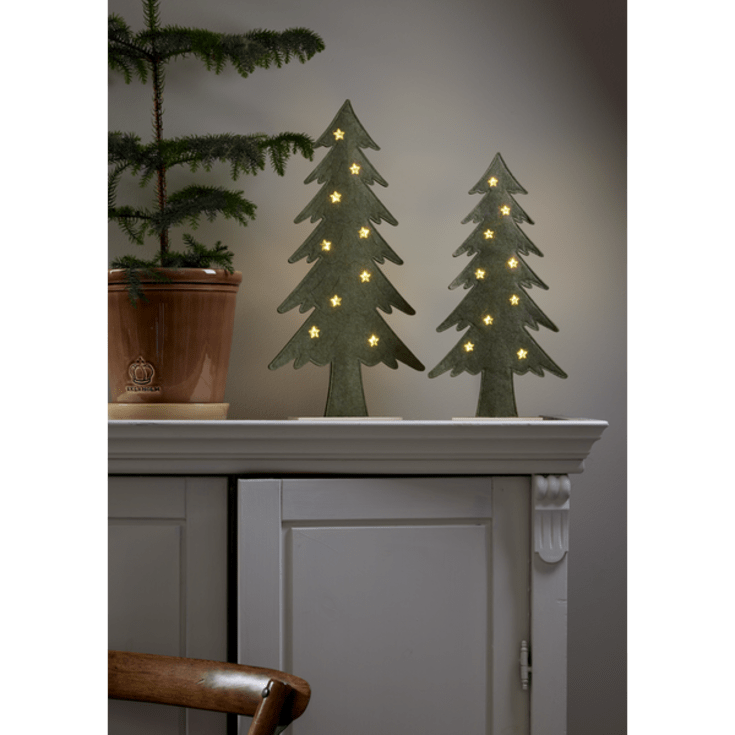 Star Trading Fabbe juletre med lys, 44,5 cm