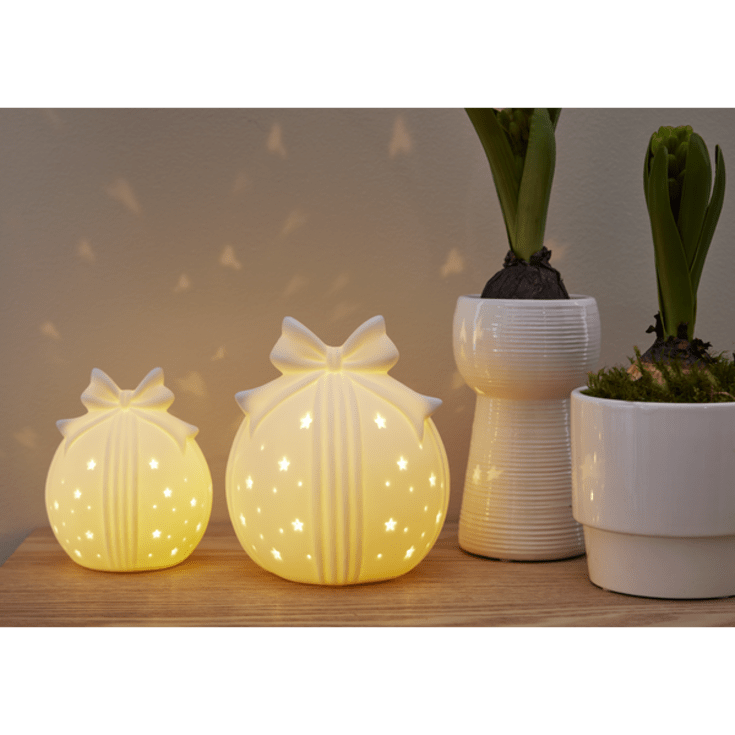 Star Trading Rozy julgranskula med ljus, 14 cm