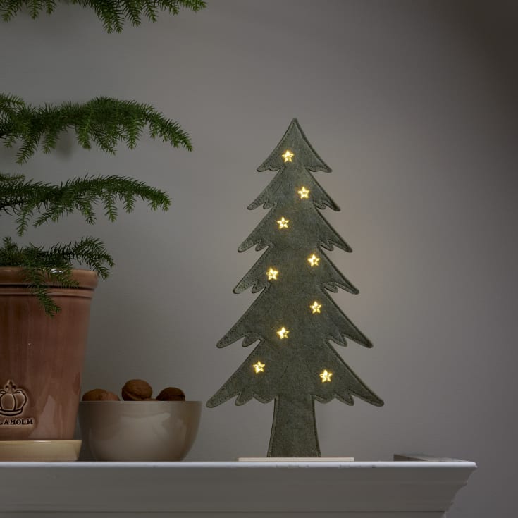 Star Trading Fabbe Julgran med ljus, 36 cm