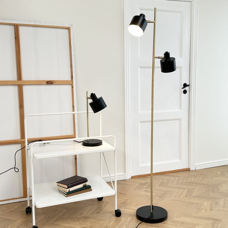 Dyberg Larsen Ocean gulvlampe, sort