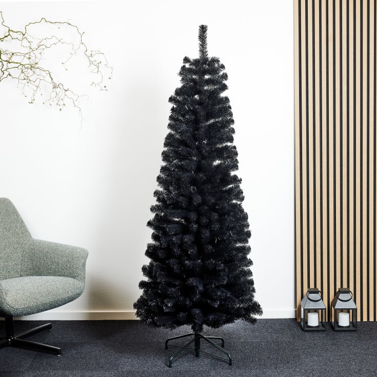 Nordic Winter Bling kunstigt juletræ, sort