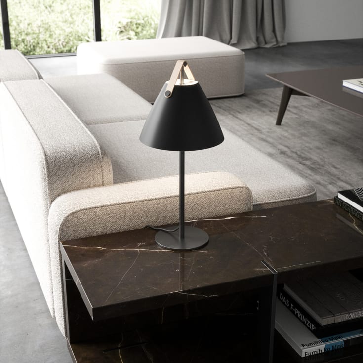 Dftp Strap bordslampa, svart