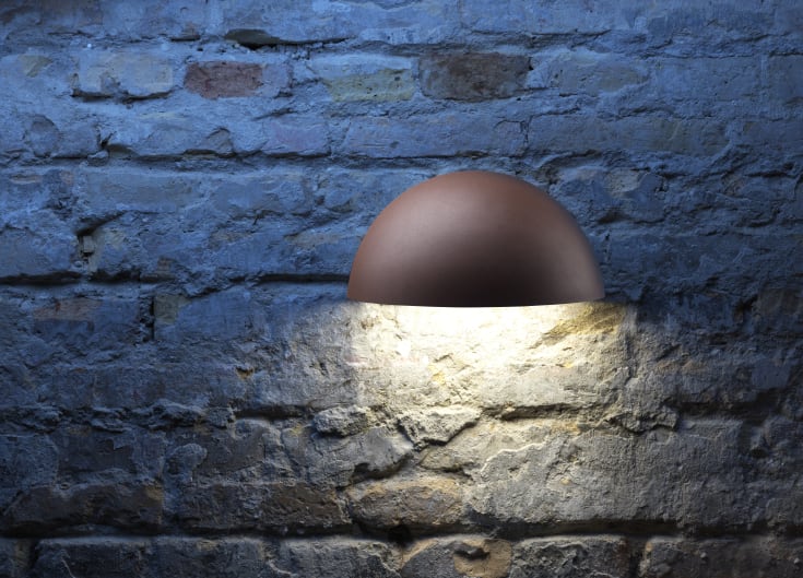 Lumenlight Bolero vägglampa utomhus, corten