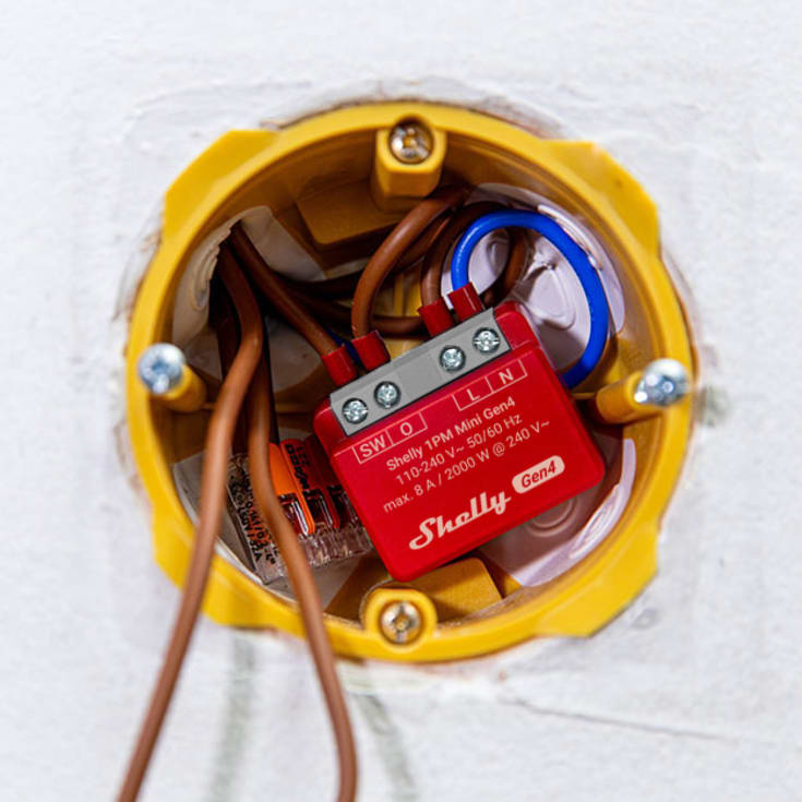 Shelly 1PM Mini Gen4 - WiFI & Zigbee-relä med effektmätning