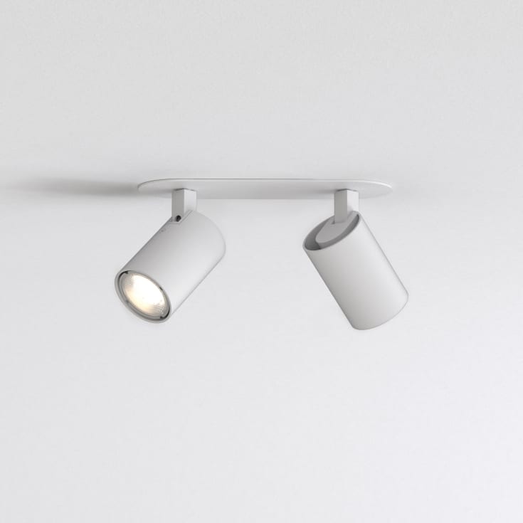 Astro Ascoli Twin spotlampe, 2 spots, hvid