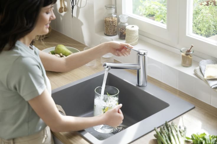 Hansgrohe Zesis M33 köksarmatur, kallstart, krom