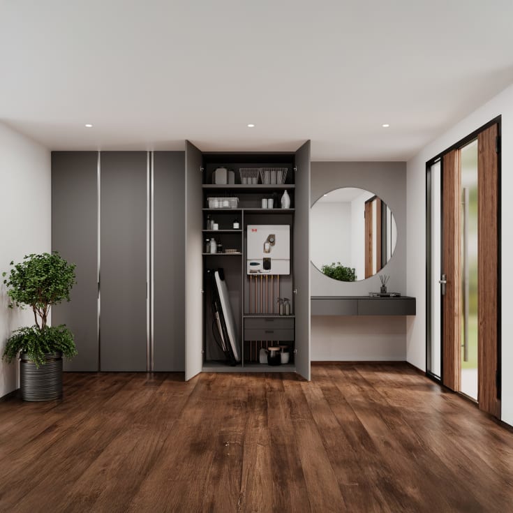 Metro Therm System 4 Slimline Termisk fjernvarmeunit, med kabinet