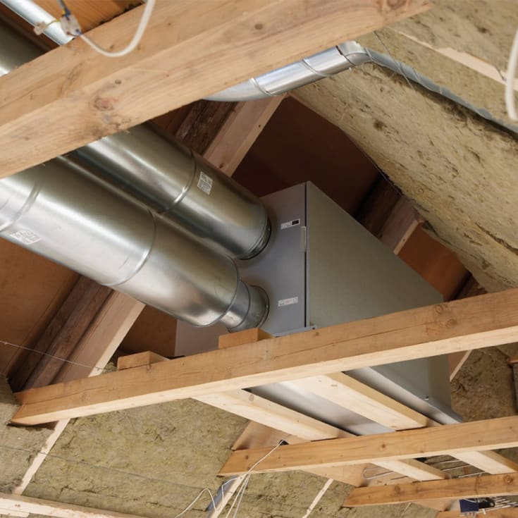 Dantherm HCH 5 MK II ventilationsanlæg med varmegenvinding, Ø160 mm