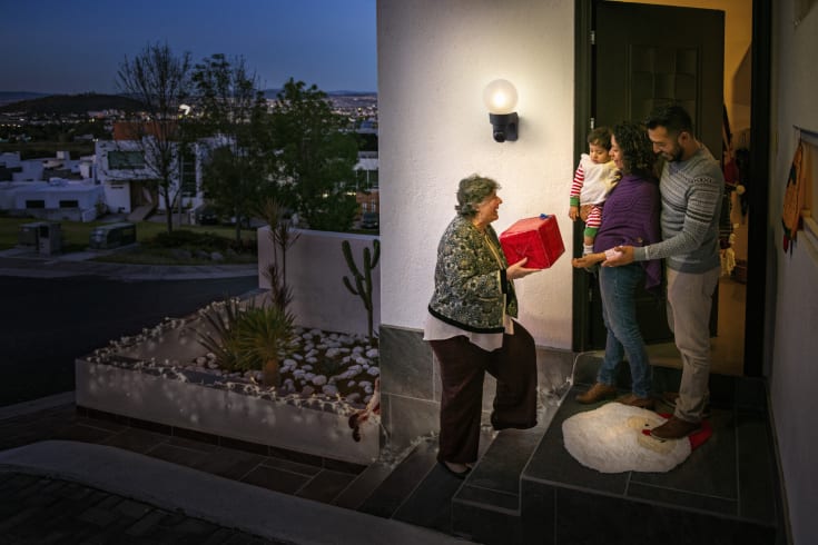 Osram Smart+ Wifi Globe utelys vegg med kamera