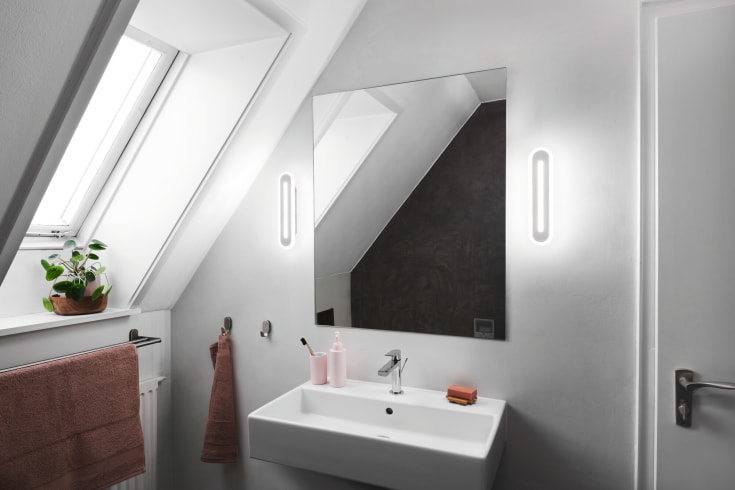 Osram Smart+ Wifi Badrumsspegellampa, justerbar vit, 30 cm