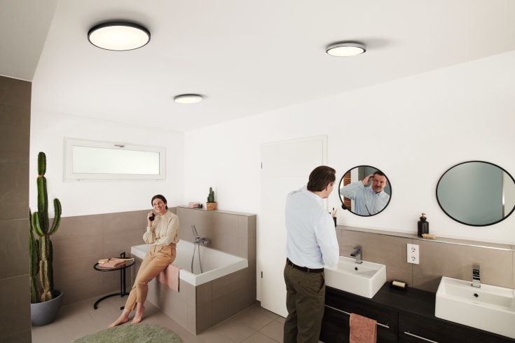 Osram Smart+ Wifi Orbis Disc plafond, justerbar hvit, Ø30 cm