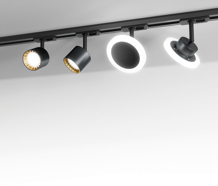 Osram Smart+ Wifi Tracklight Circle skinnespot, justerbar hvit, sort