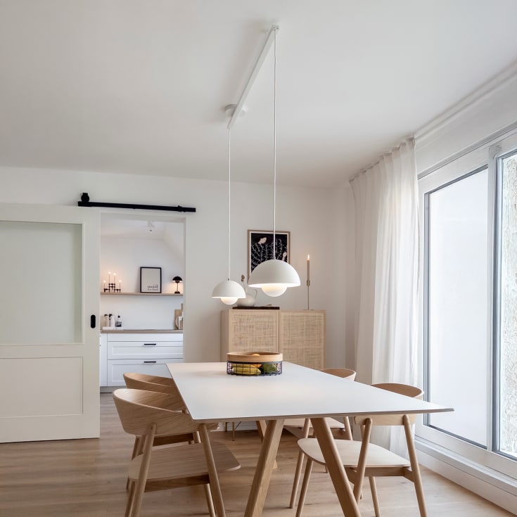 Lightswing Twin upphängningssystem, 110 cm, vit