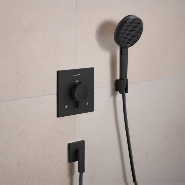 Hansgrohe Raindance Alive S hånddusj, vannsparende, matt sort