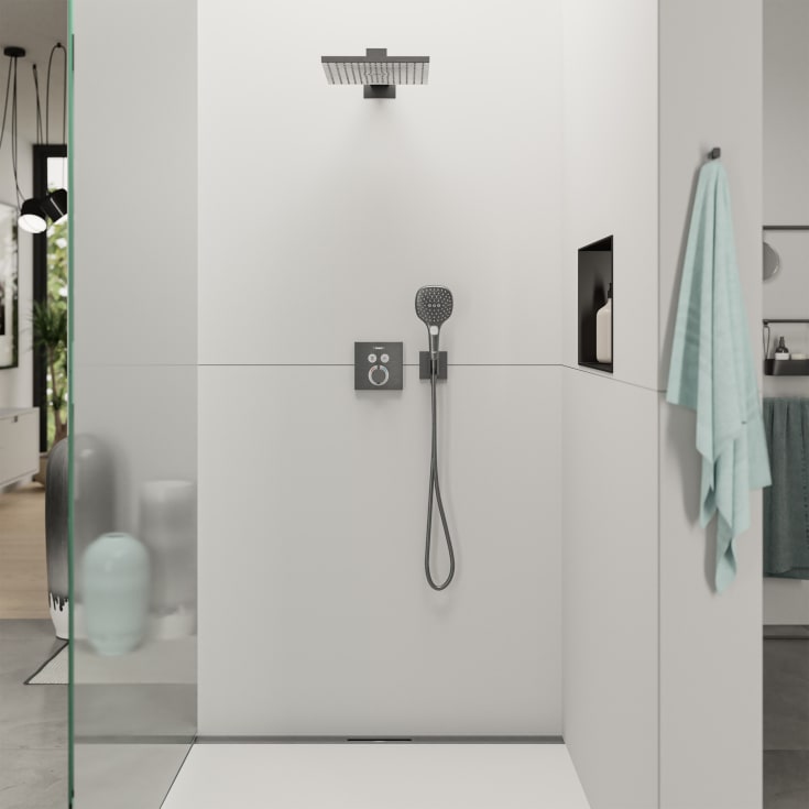 Hansgrohe FixFit E slangeuttak, børstet bronse