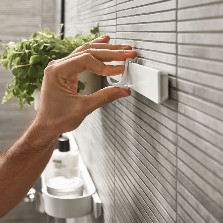 Hansgrohe WallStoris krok, 2 st, vit