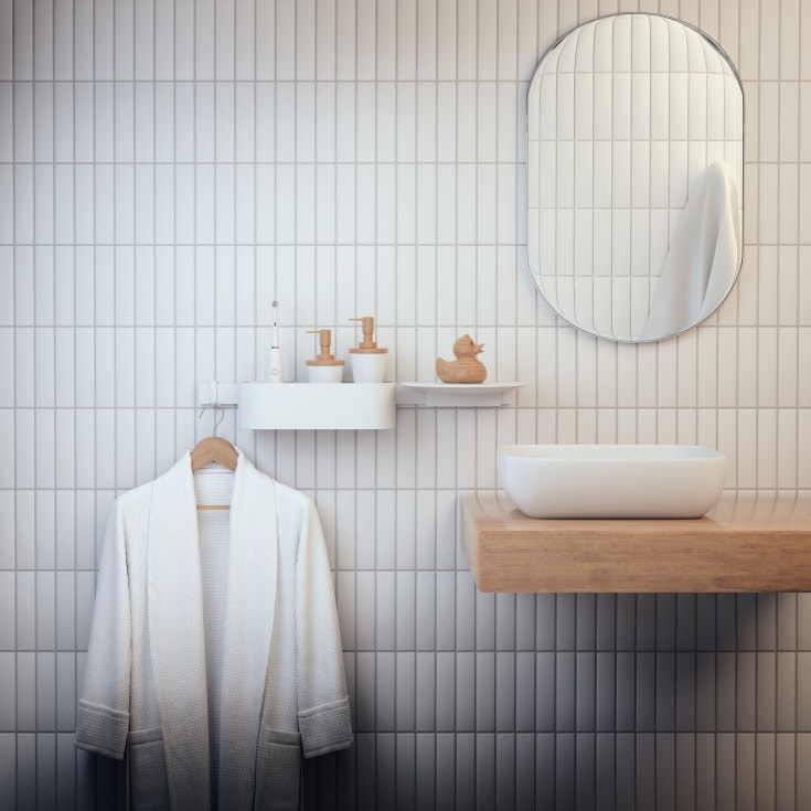 Hansgrohe WallStoris krog, 2 stk, hvid
