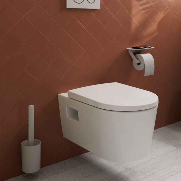 Hansgrohe WallStoris dorullholder, hvit