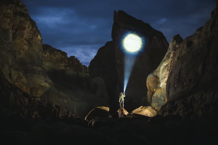Coast BREAKER ficklampa, vattentät, uppladdningsbar, 1200 lumen