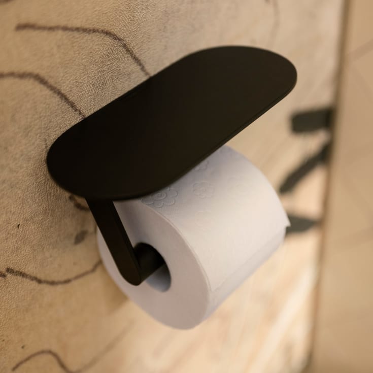 Hansgrohe WallStoris toiletrulleholder, sort