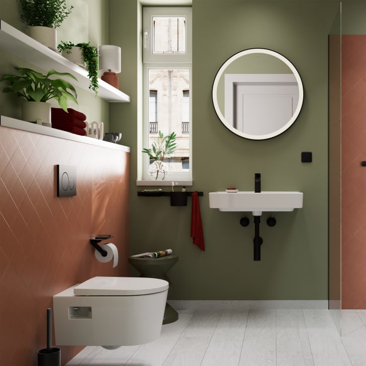 Hansgrohe WallStoris toalettpappershÄllare, svart