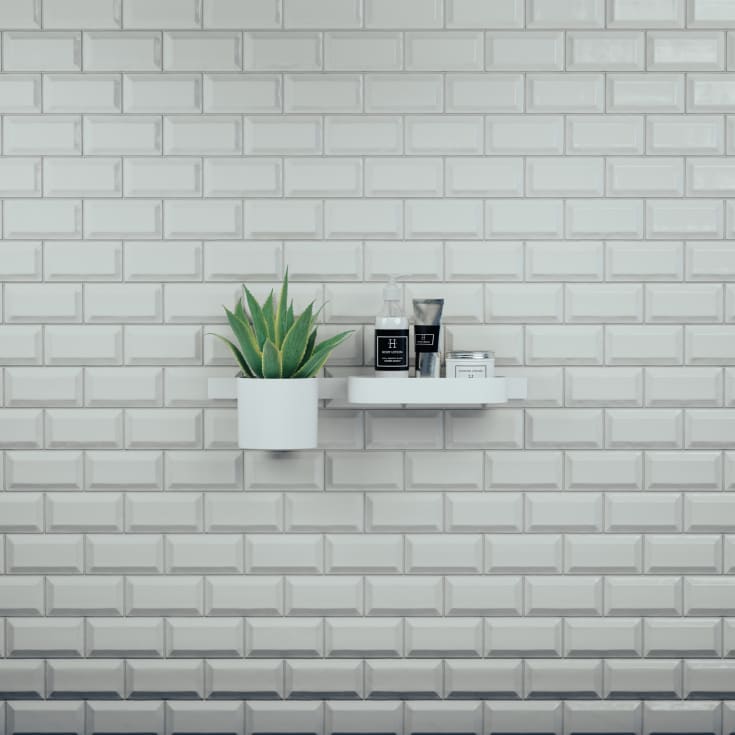 Hansgrohe WallStoris skinne, 50 cm, hvid
