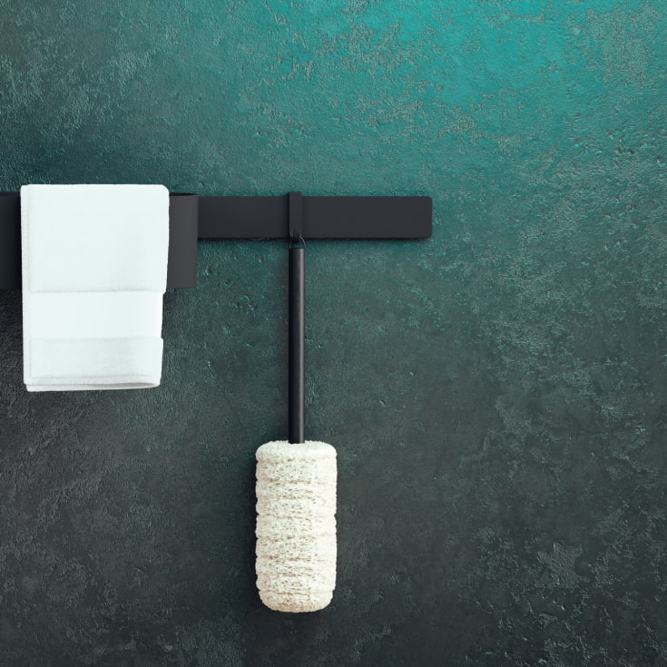 Hansgrohe WallStoris krok, 2 st, svart