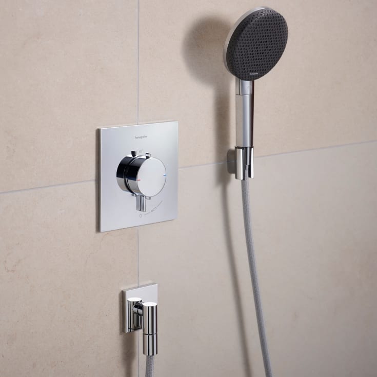 Hansgrohe FixFit Fine E slanguttag, krom
