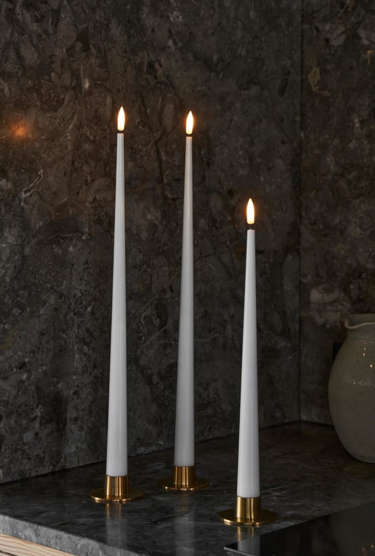 Ester & Erik LED kronljus, 40 cm, vit, 2-pack