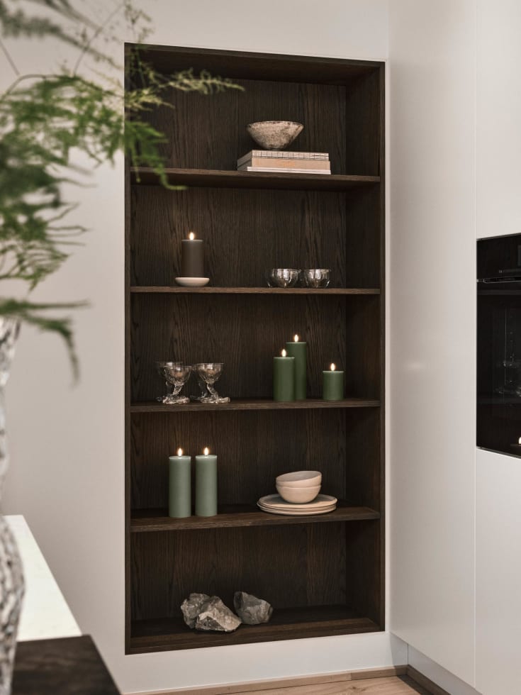 Ester & Erik LED kubbelys, mørkegrønn, 10 cm