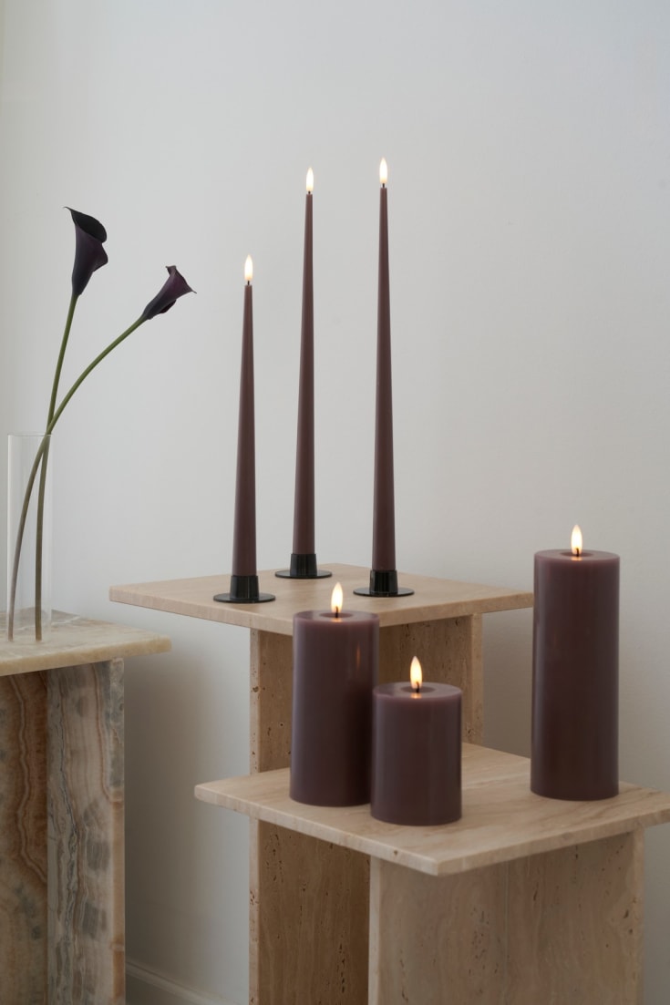 Ester & Erik LED kubbelys, lilla, 15 cm