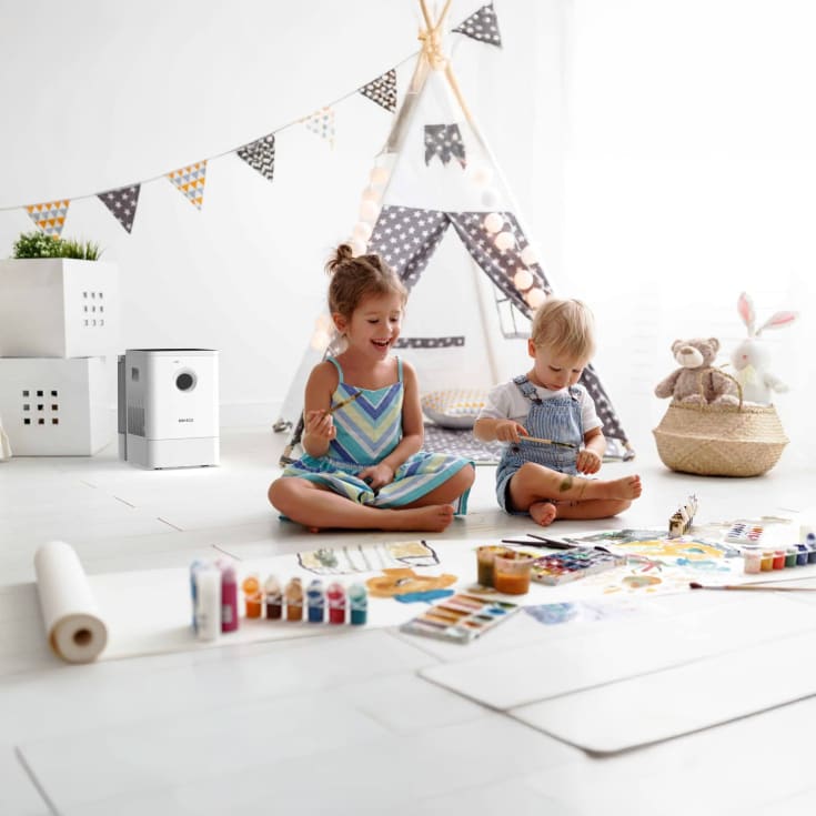 Boneco W400 luftfuktare och luftrenarer, appstyrd, 9,6 liter/dygn, 60 m²