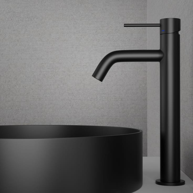 Scandtap Voyage servantbatteri, semi-matt sort