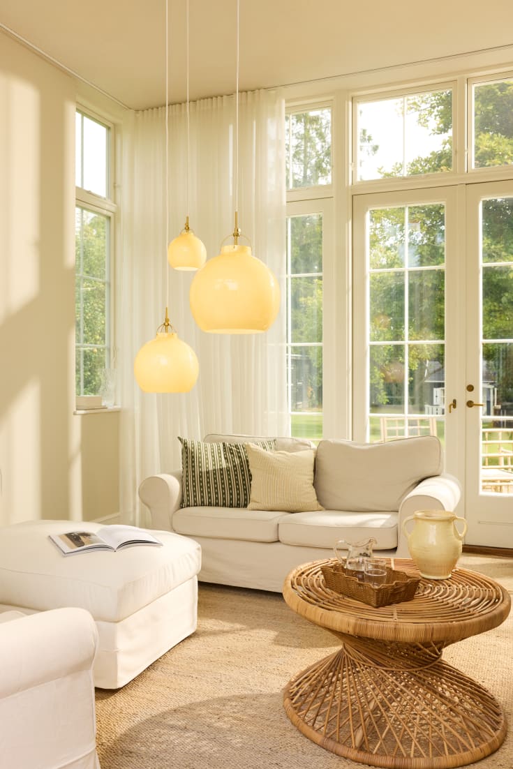 Halo Design Toscana pendellampa, beige, Ø18 cm