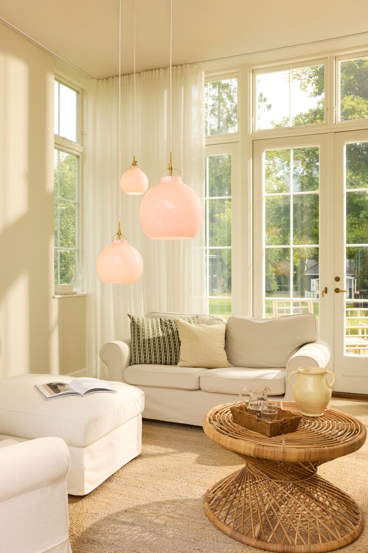 Halo Design Toscana pendellampa, rosa, Ø18 cm