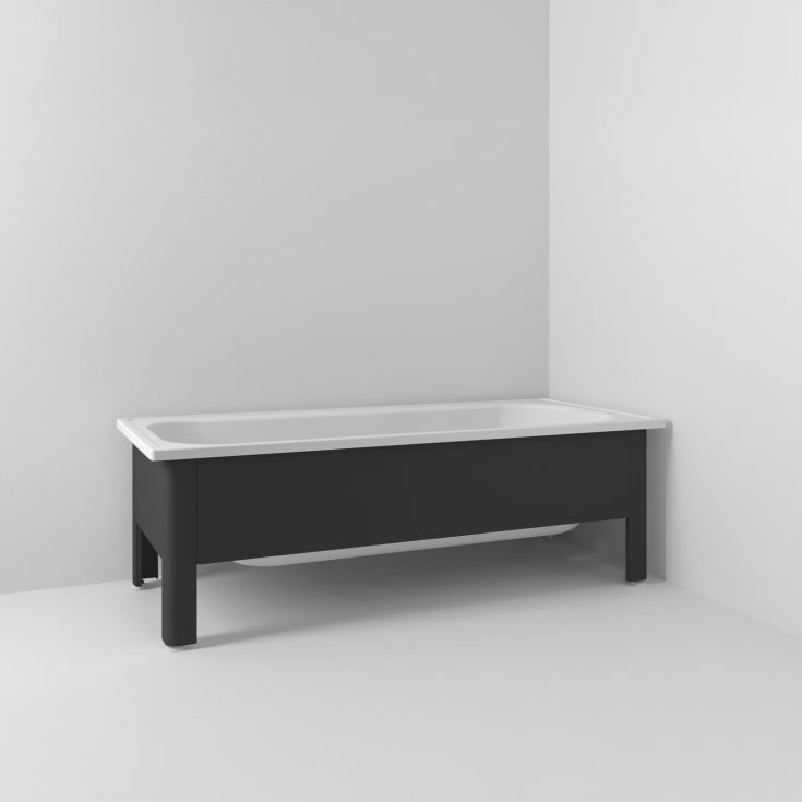 Svedbergs badkar, 170x70 cm, svart