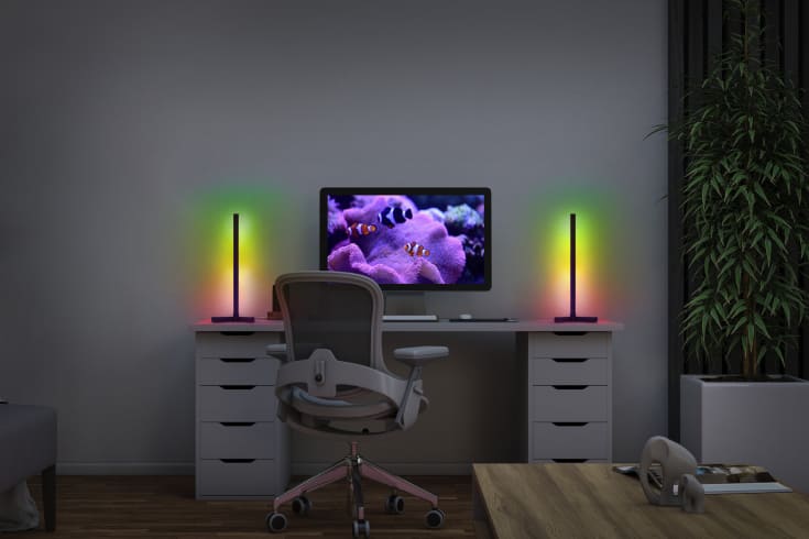 Osram Smart+ Wifi bordlampe, fargeskiftende, sort