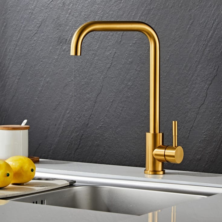 Zen Sanitary köksblandare, mässing