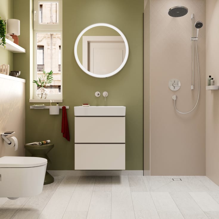 Hansgrohe Activera S takdusj, vannbesparende, krom