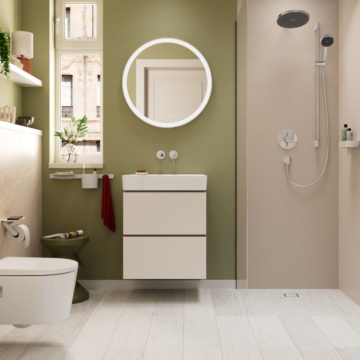 Hansgrohe Activera S huvuddusch, vattensparande, krom