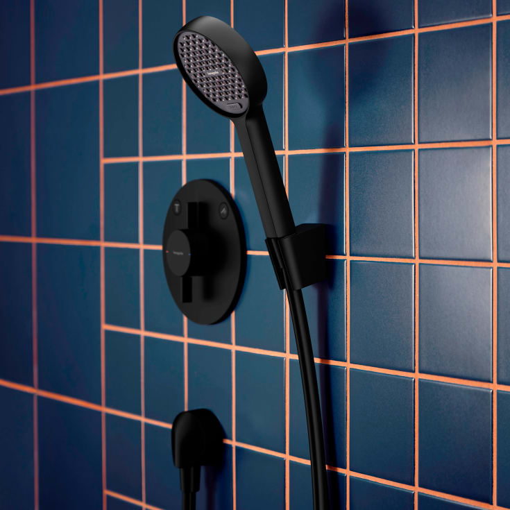 Hansgrohe Activera Select S dusjset, vannbesparende, matt sort