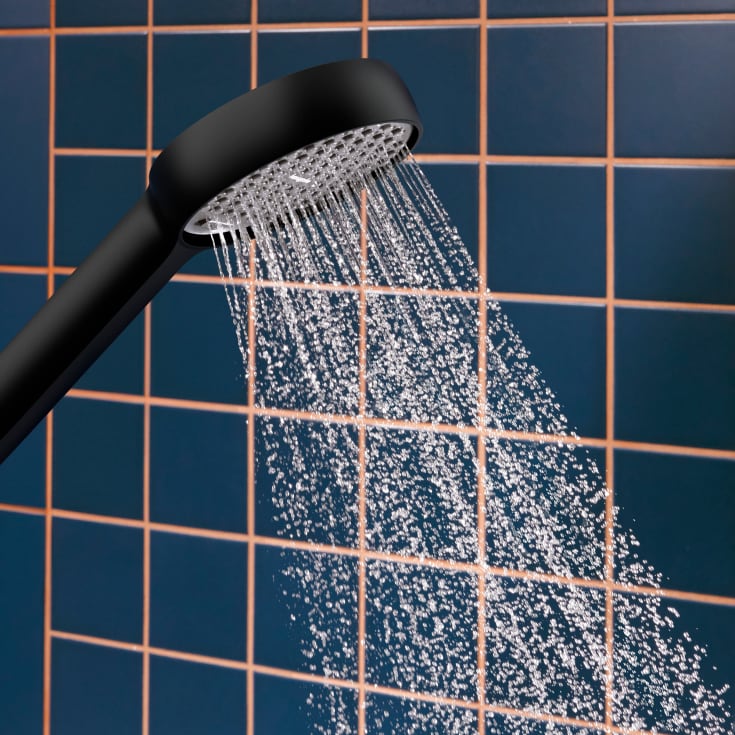 Hansgrohe Activera Select S brusesæt, vandbesparende, mat sort
